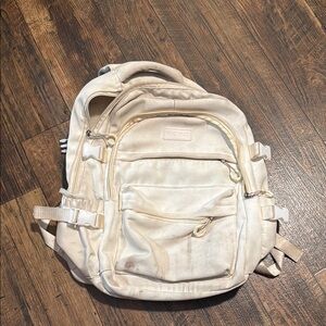Chic Cream Backpack for Kids